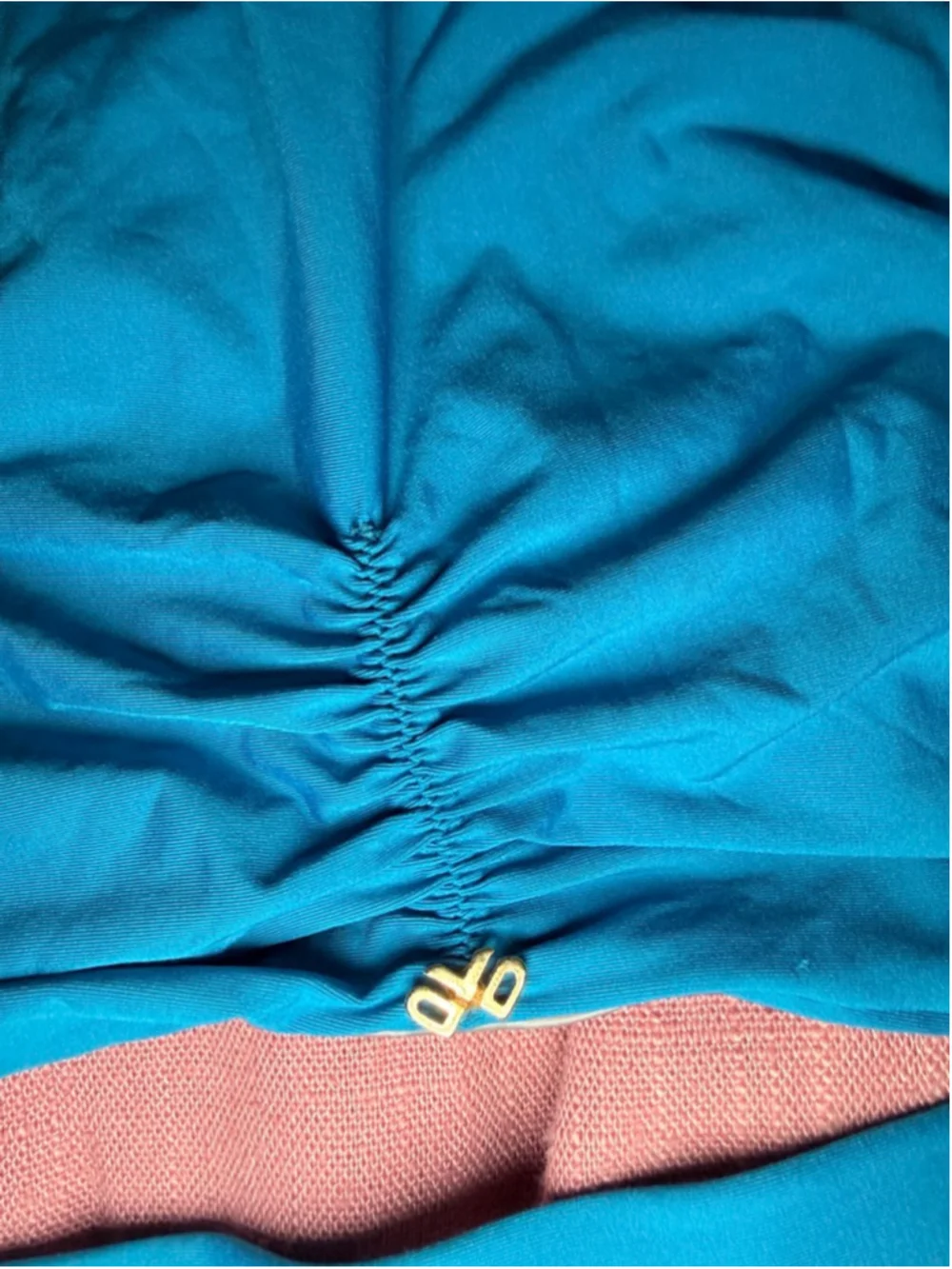 Women's Pq swim Blue Strappy Bikini Bottom M